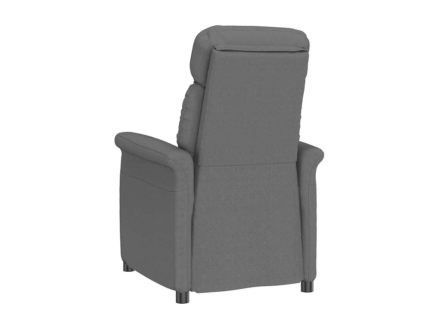 Fauteuil Relax Dark Grey Gris foncé 70.5 x 96.5 x 95 cm tissu