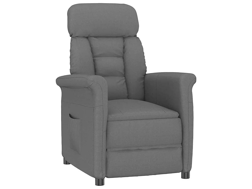 Fauteuil Donkergrijs Microvezel