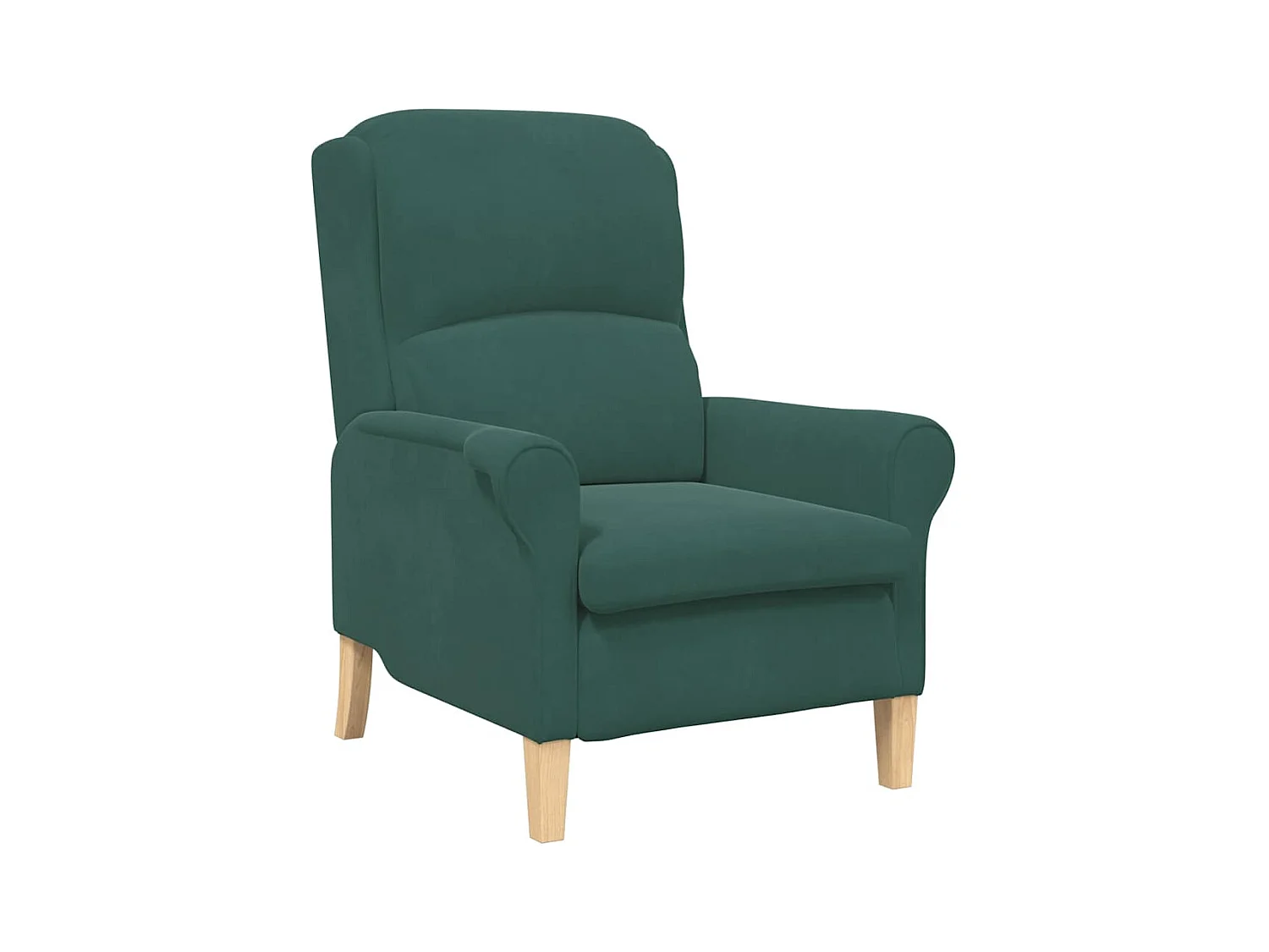 fauteuil Vert foncé 76 x 94 x 102 cm Velours