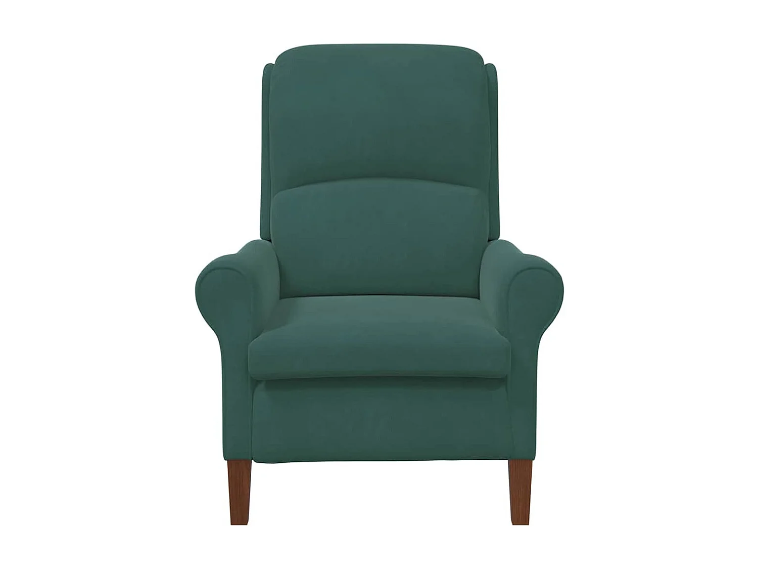 Fauteuil Donkergroen 76 x 94 x 102 cm Fluweel