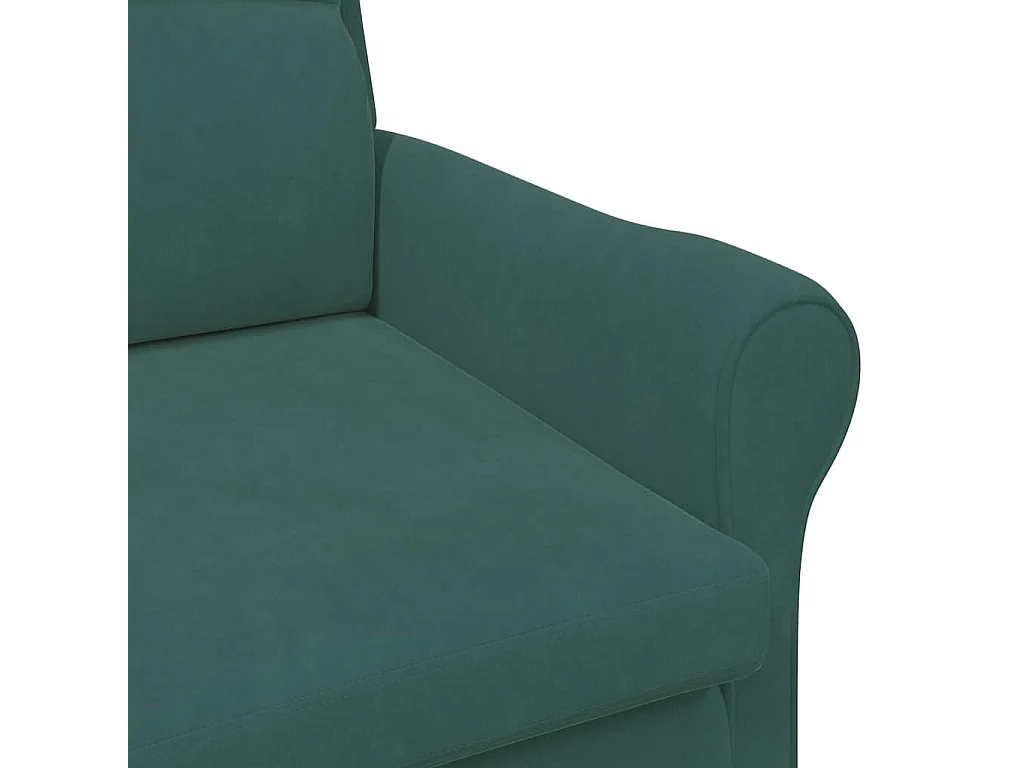 fauteuil Vert foncé Velours