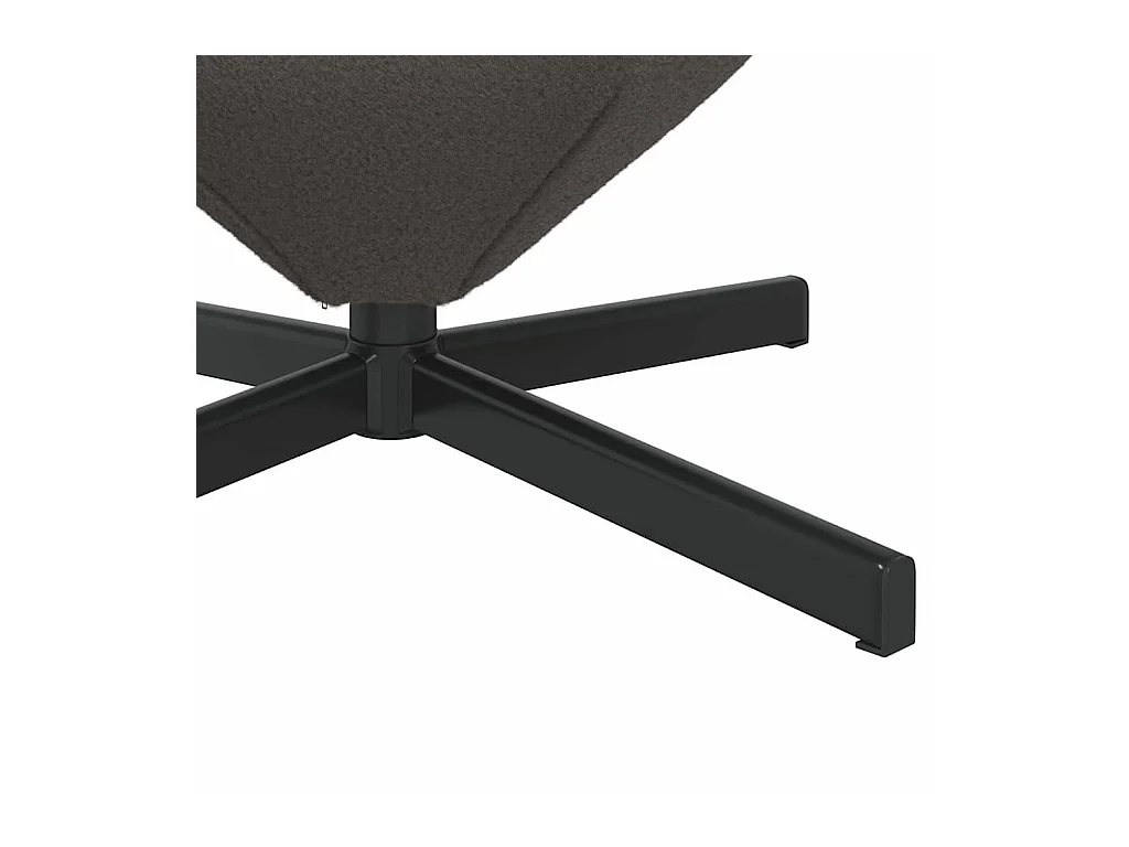 Fauteuil œuf Gris foncé 63 x 73 x 90 cm tissu