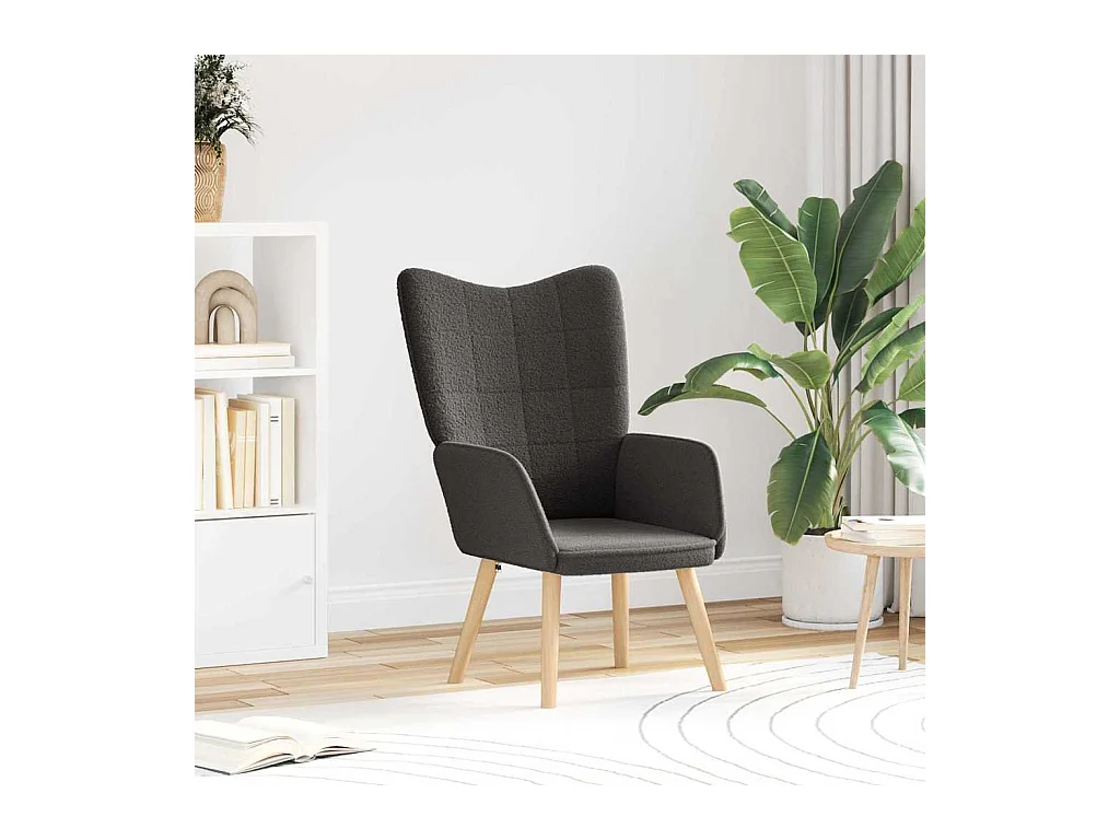 Fauteuil relaxant Gris foncé 62 x 67 x 95.5 cm tissu