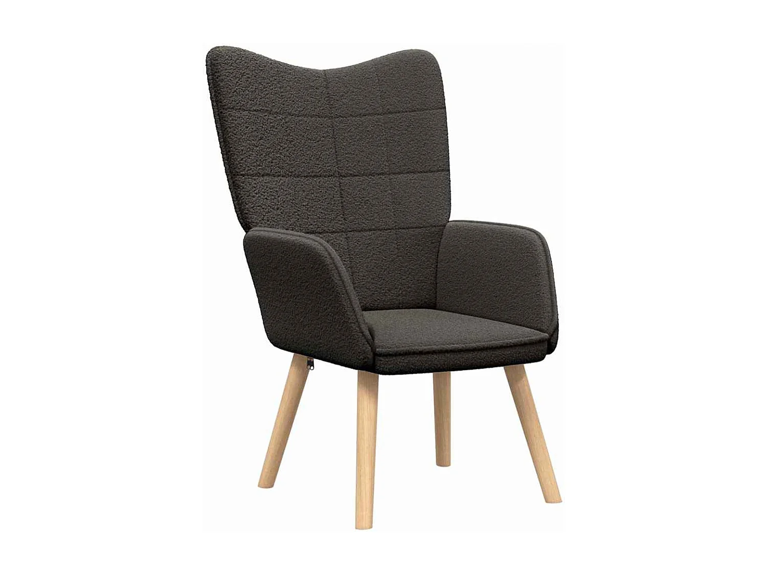 fauteuil Gris foncé 62 x 67 x 95,5 cm Tissu Sherpa