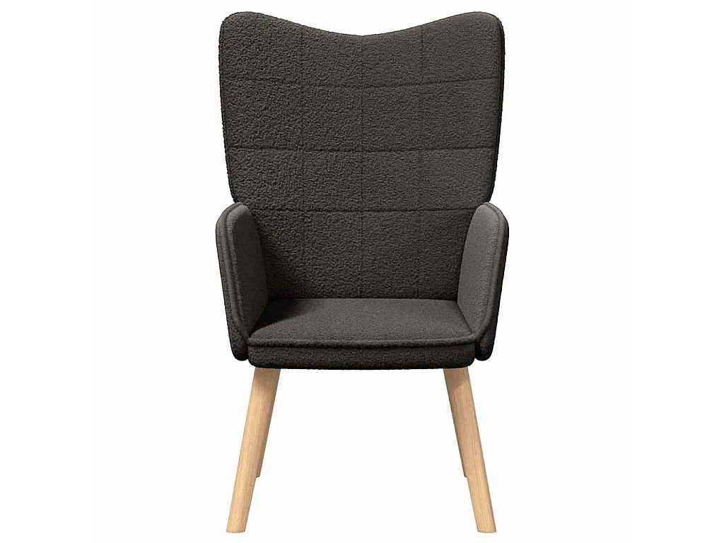 fauteuil Gris foncé 62 x 67 x 95,5 cm Tissu Sherpa