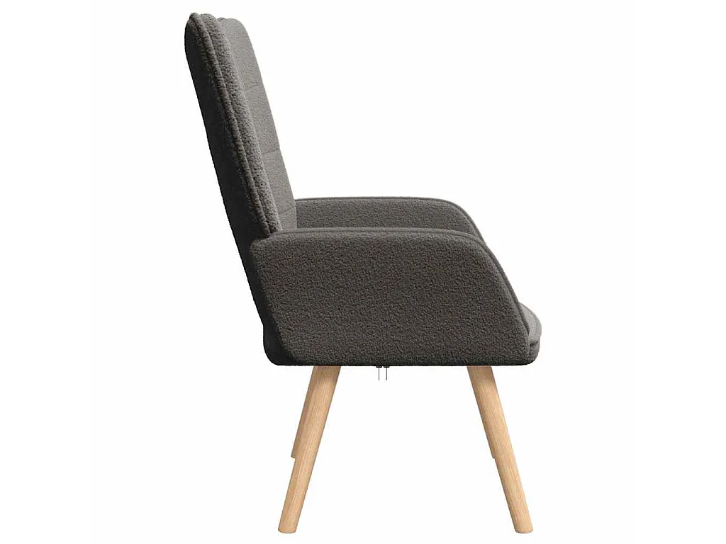 fauteuil Gris foncé 62 x 67 x 95,5 cm Tissu Sherpa