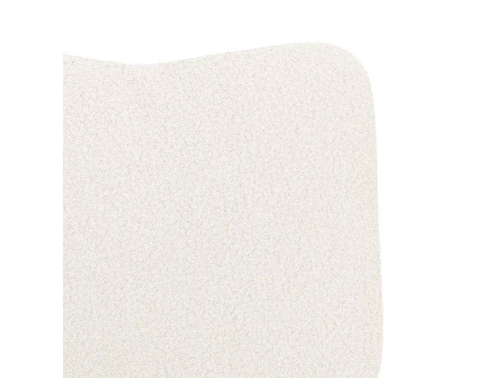 Sessel Creme 63 x 67 x 94 cm Schafstoff und Sperrholz