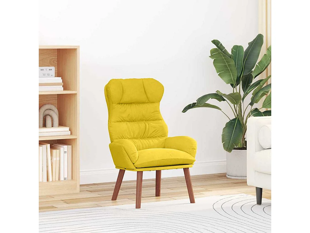 poltrona Giallo 69 x 74 x 93 cm Velluto