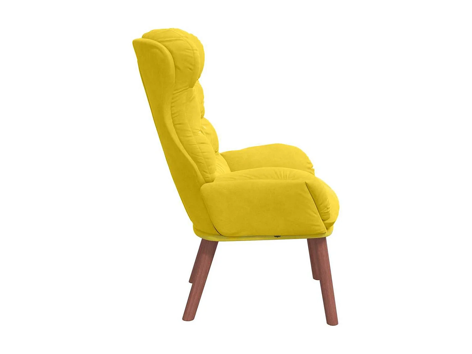 poltrona Giallo 69 x 74 x 93 cm Velluto