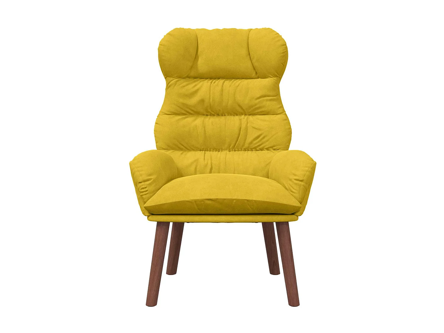 fauteuil Jaune 69 x 74 x 93 cm Velours