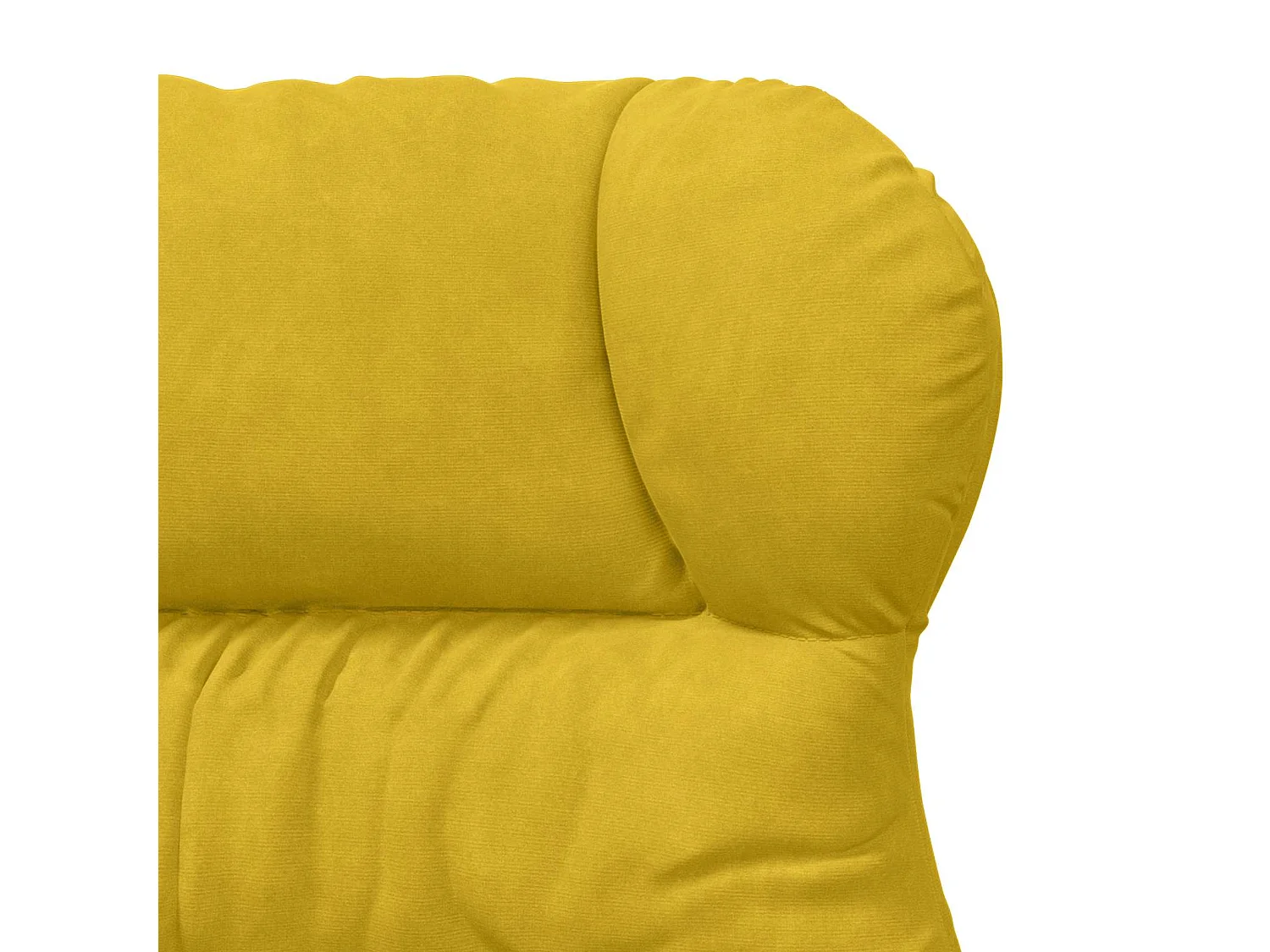 fauteuil Jaune 69 x 74 x 93 cm Velours