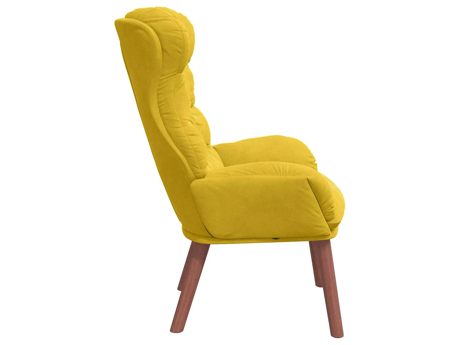 fauteuil Jaune 69 x 74 x 93 cm Velours