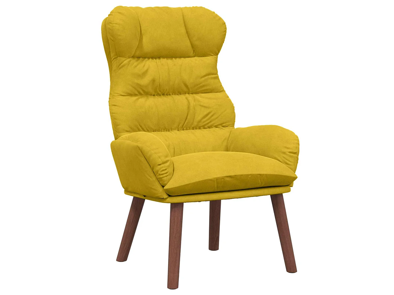 fauteuil Jaune 69 x 74 x 93 cm Velours
