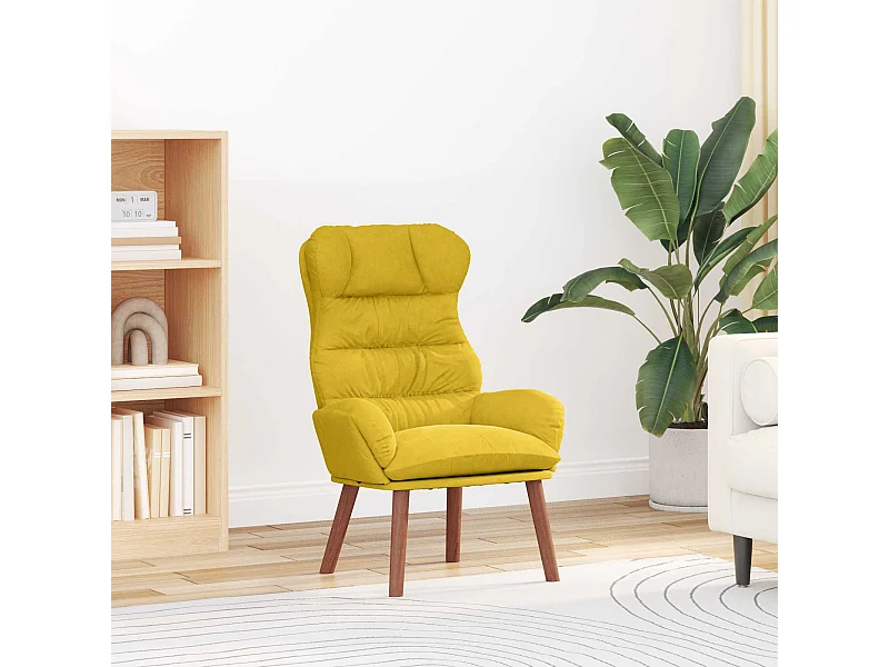 fauteuil Jaune 69 x 74 x 93 cm Velours