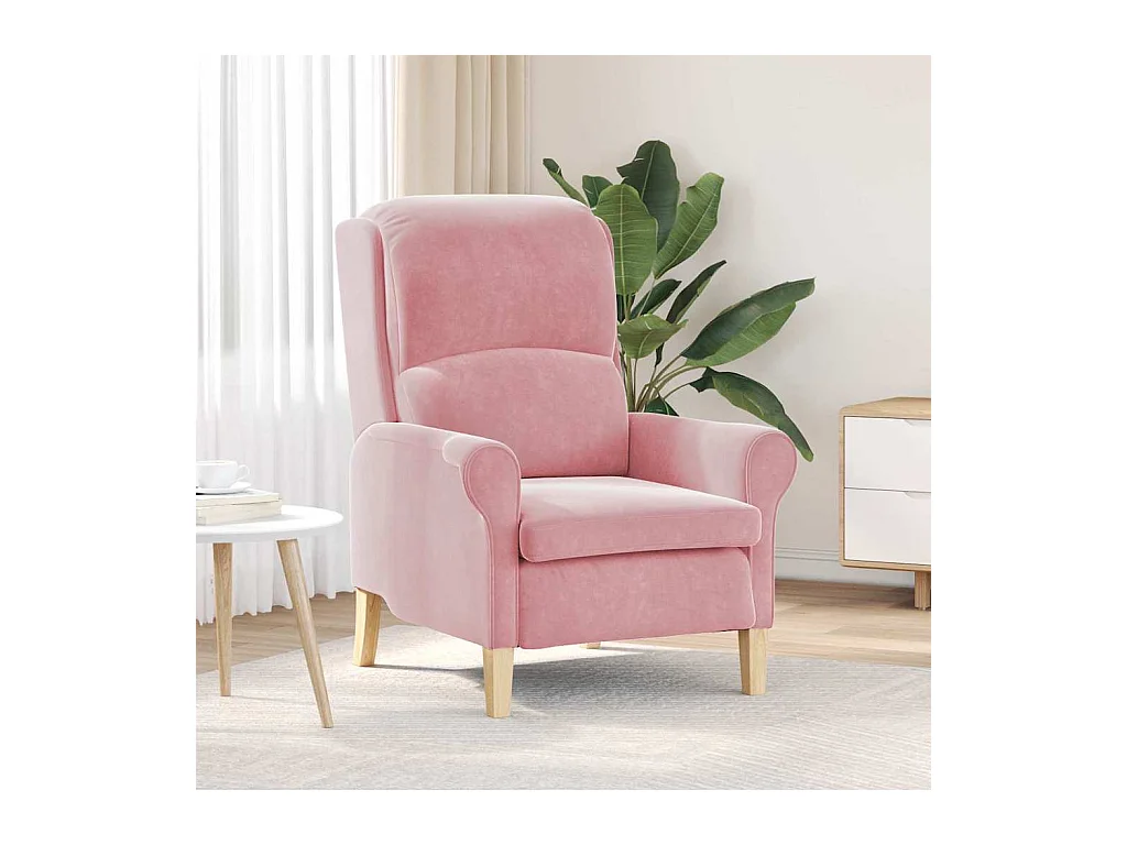 fauteuil Rose 76 x 94 x 102 cm Velours