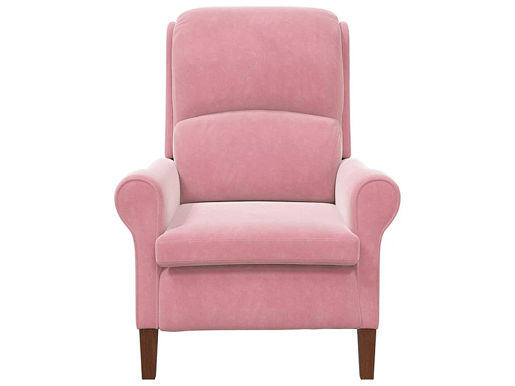 fauteuil Rose Velours