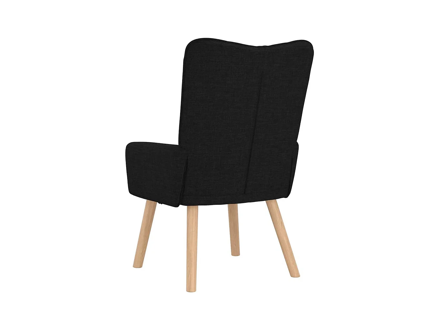 Fauteuil relaxant Noir 63 x 67 x 94 cm tissu