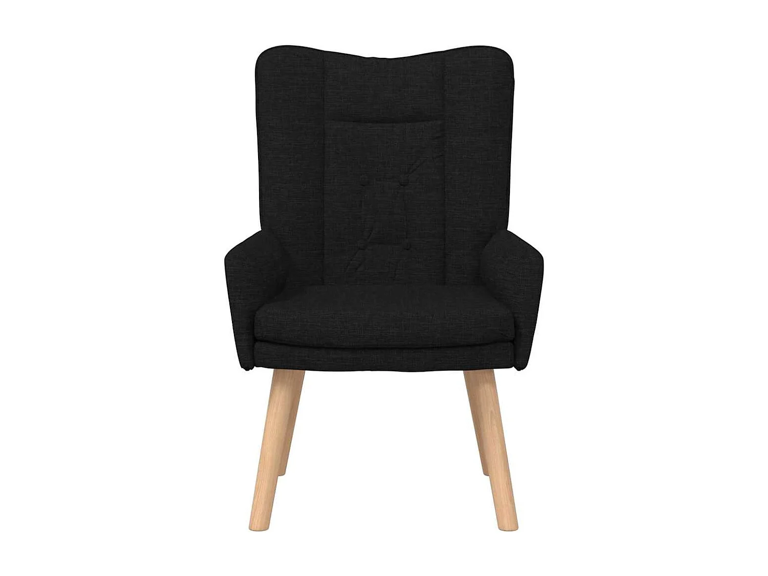 Fauteuil Zwart 63 x 67 x 94 cm Sherpa Stof
