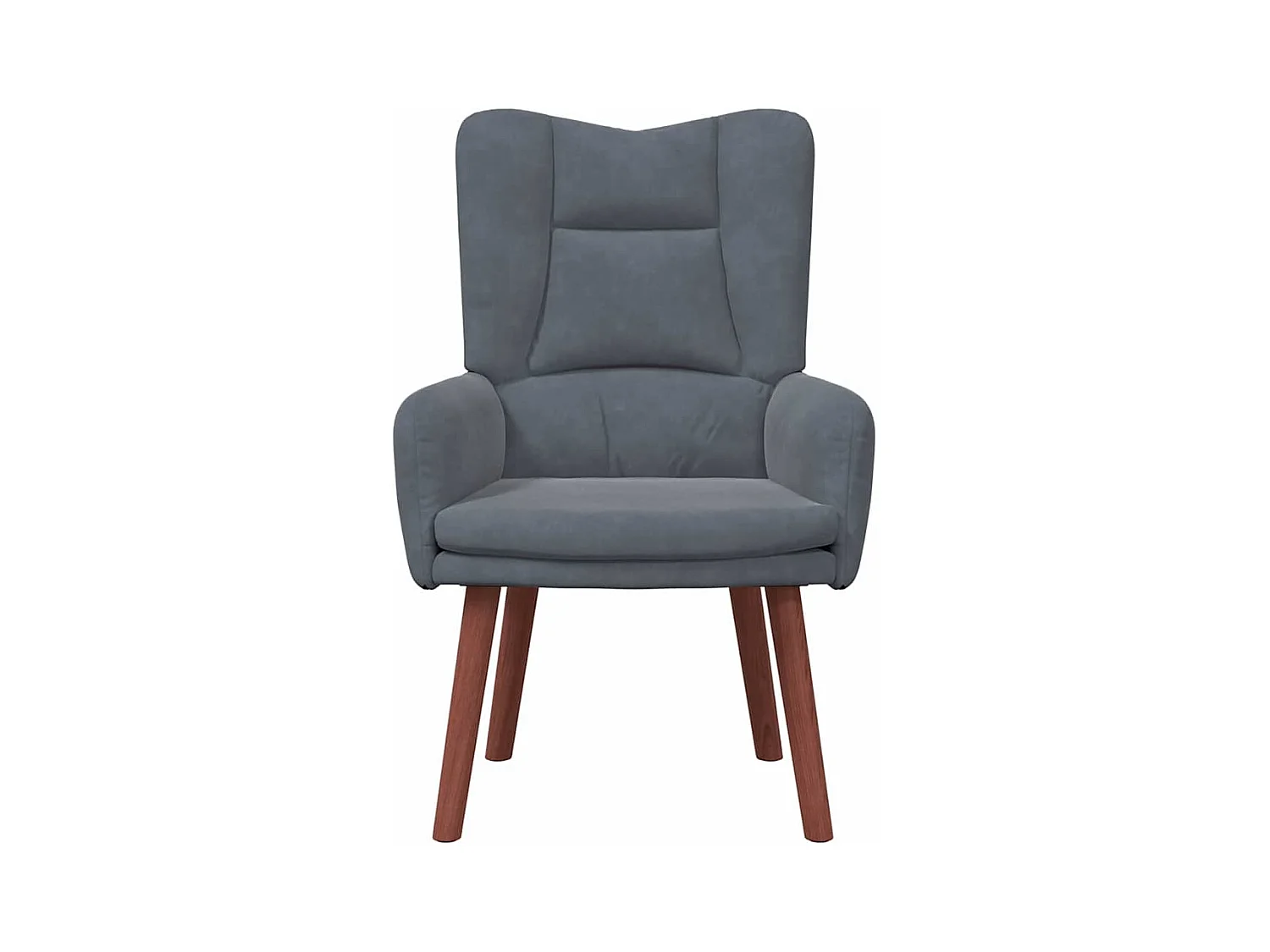 Fauteuil relaxant Gris foncé 63 x 67 x 94 cm Velours