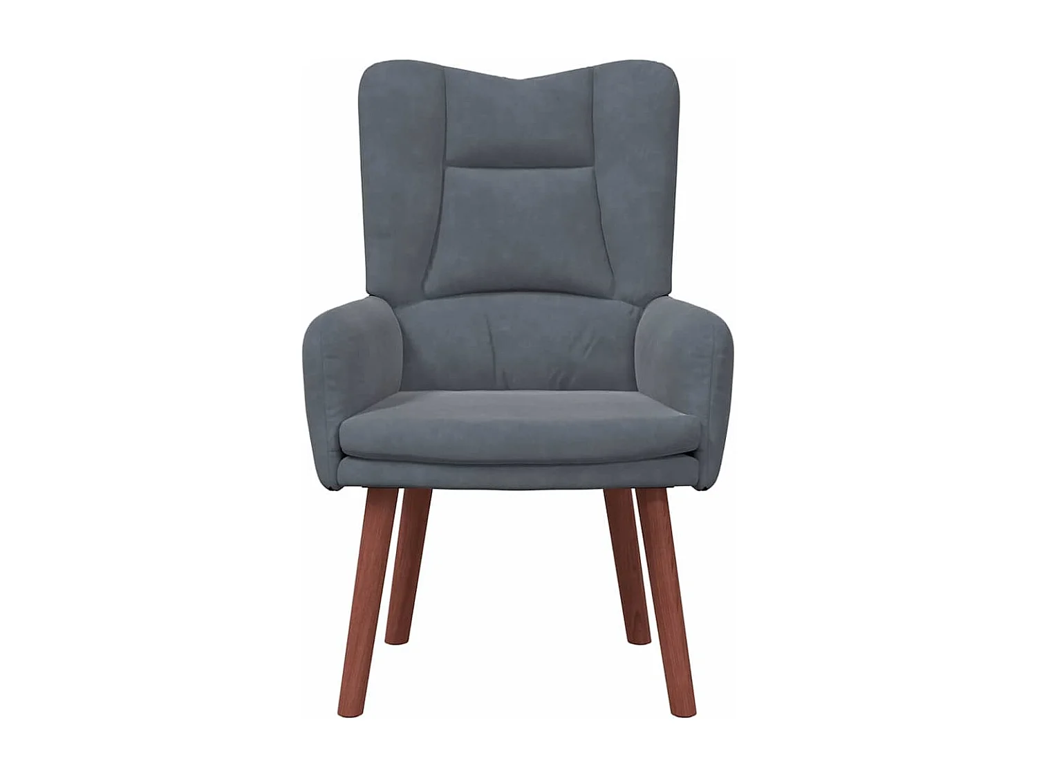 fauteuil Gris foncé 63 x 67 x 94 cm Velours