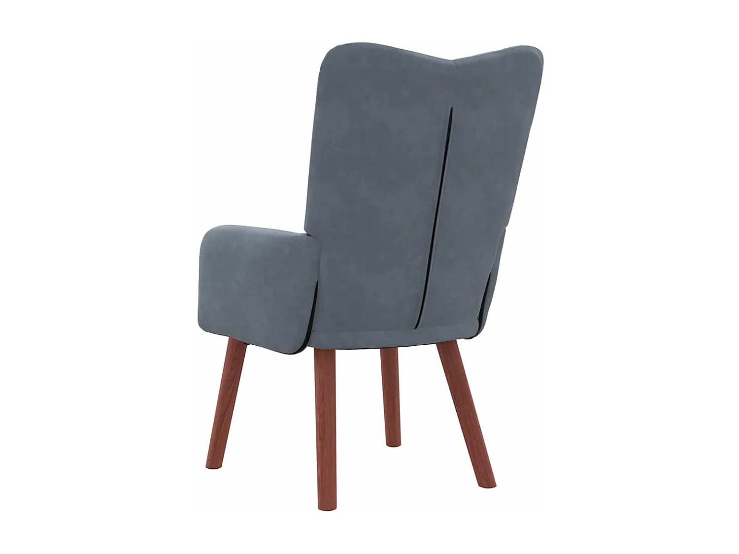 fauteuil Gris foncé 63 x 67 x 94 cm Velours