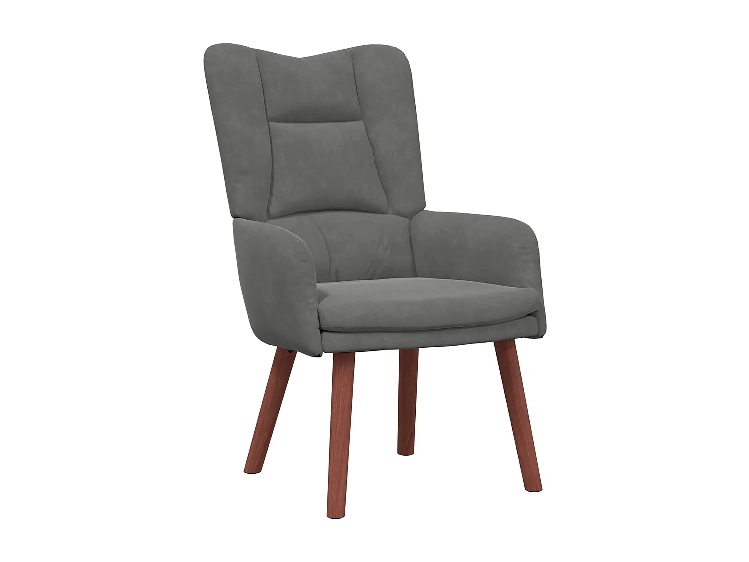 fauteuil Gris foncé 63 x 67 x 94 cm Velours