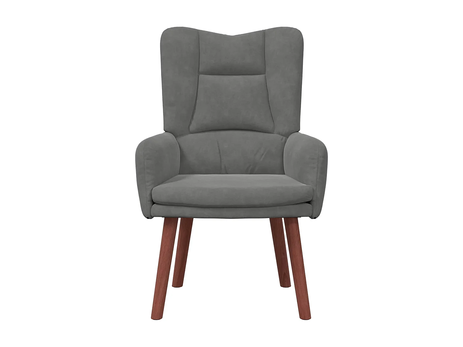 fauteuil Gris foncé 63 x 67 x 94 cm Velours