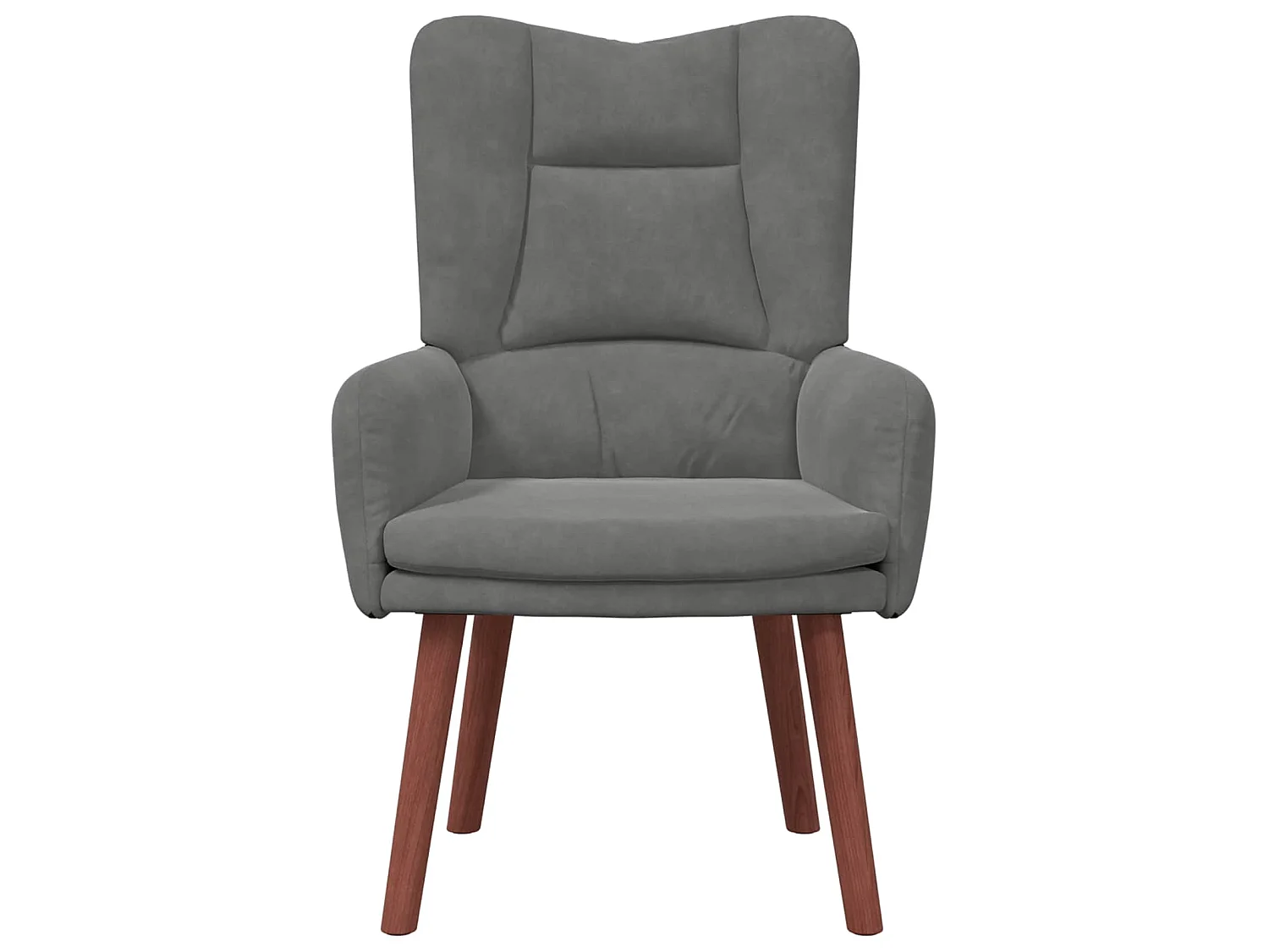 fauteuil Gris foncé 63 x 67 x 94 cm Velours