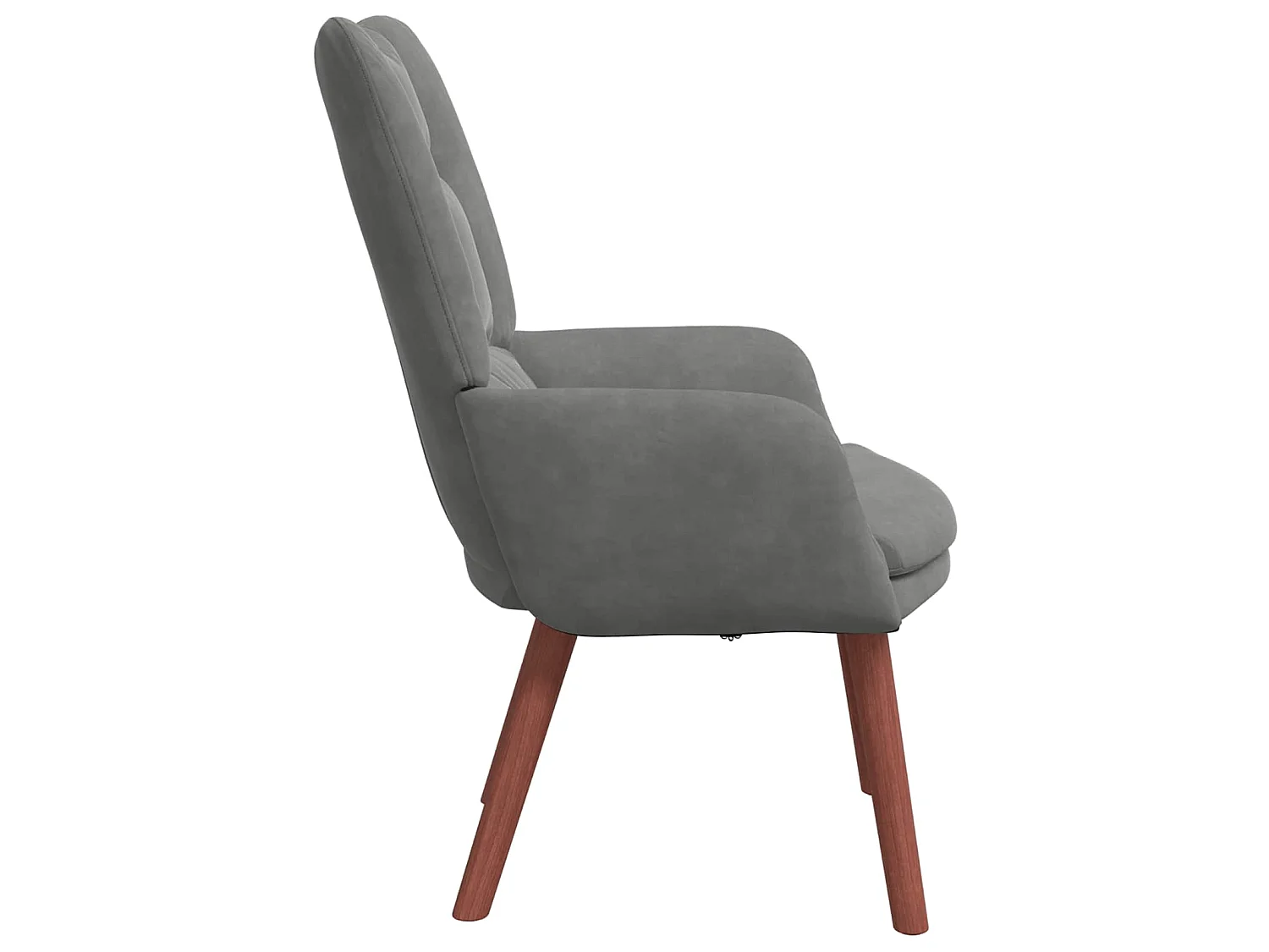 fauteuil Gris foncé 63 x 67 x 94 cm Velours