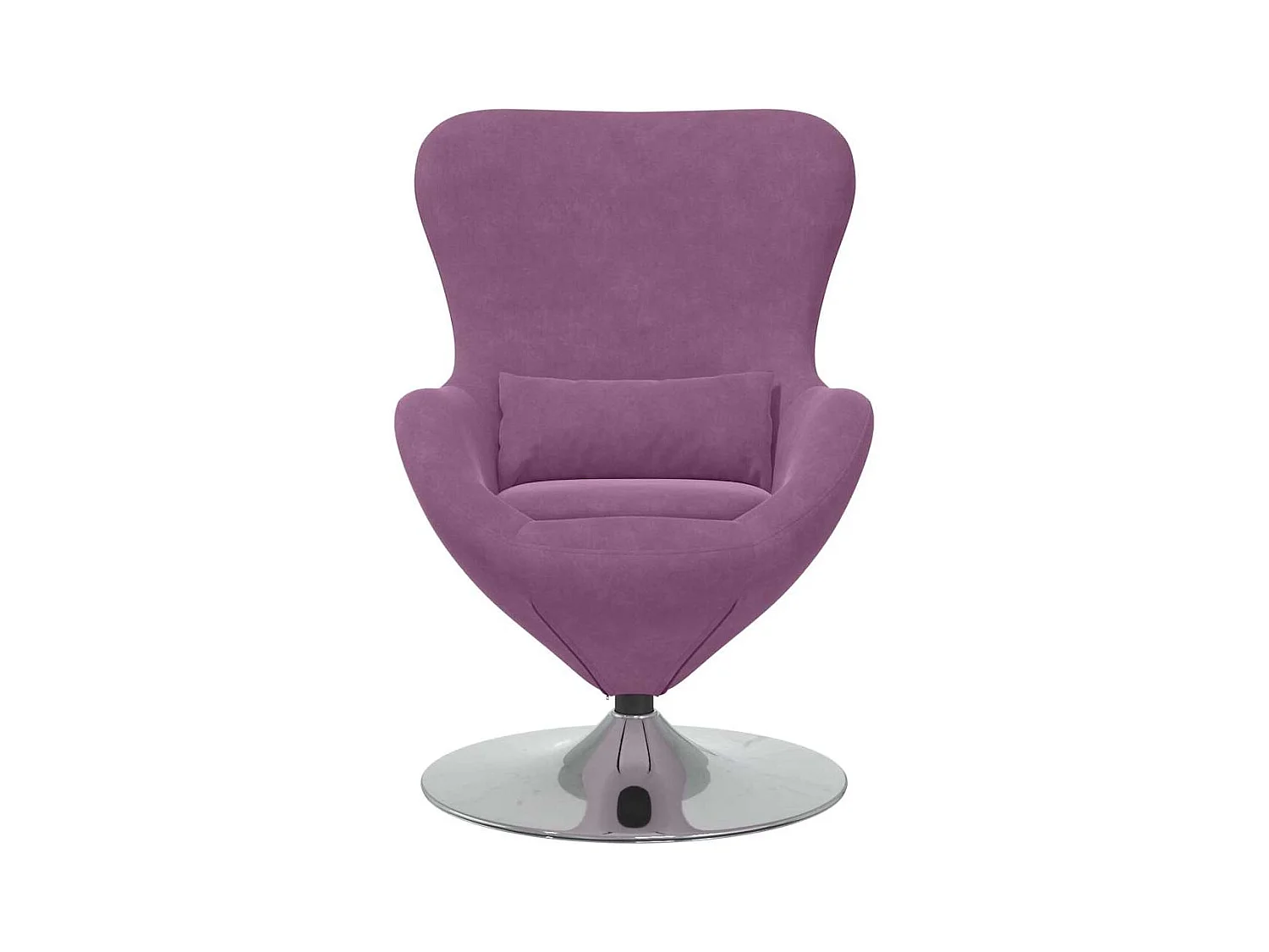 Fauteuil œuf Violet 63 x 73 x 90 cm Velours