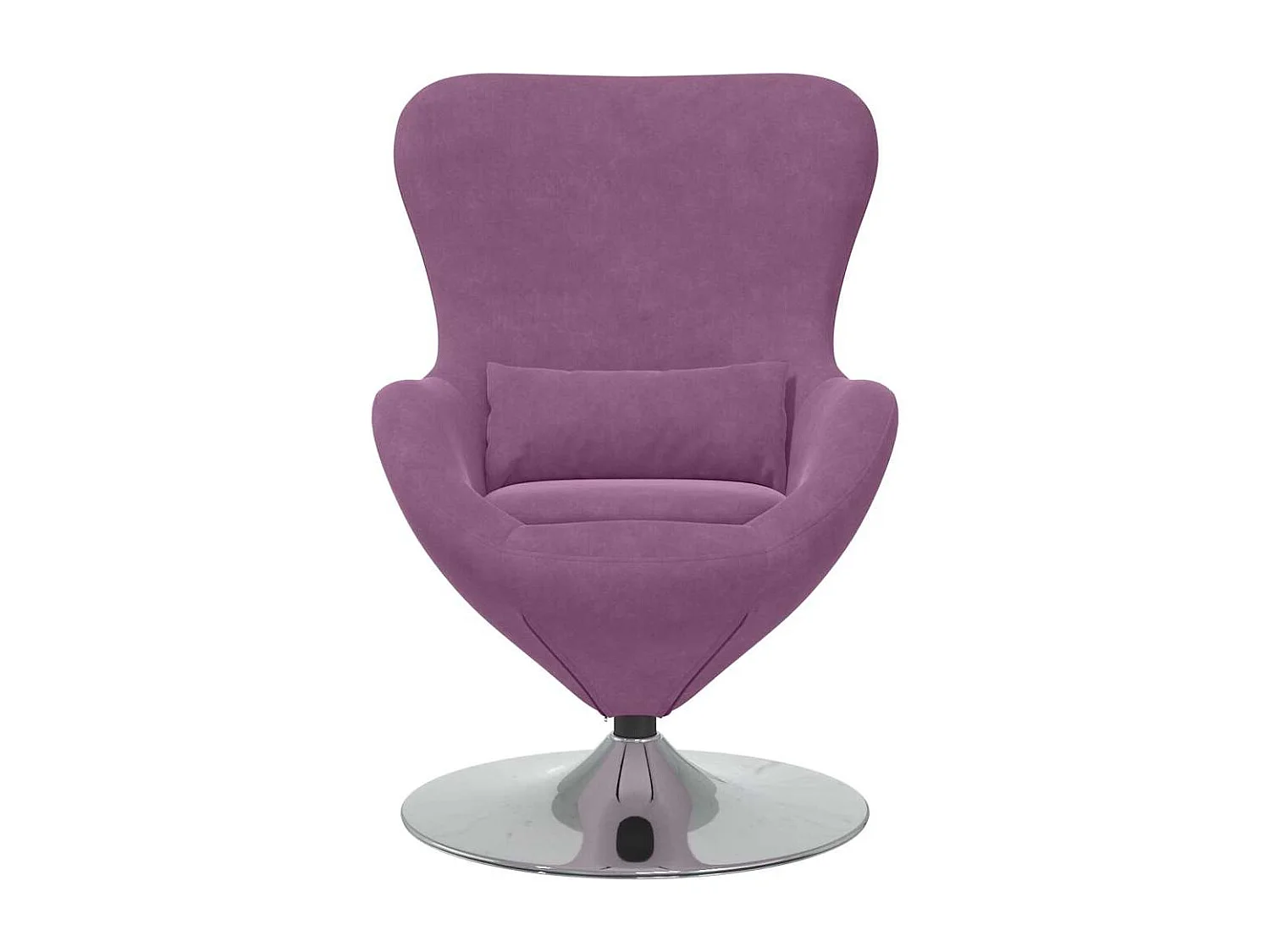Fauteuil œuf Violet 63 x 73 x 90 cm Velours