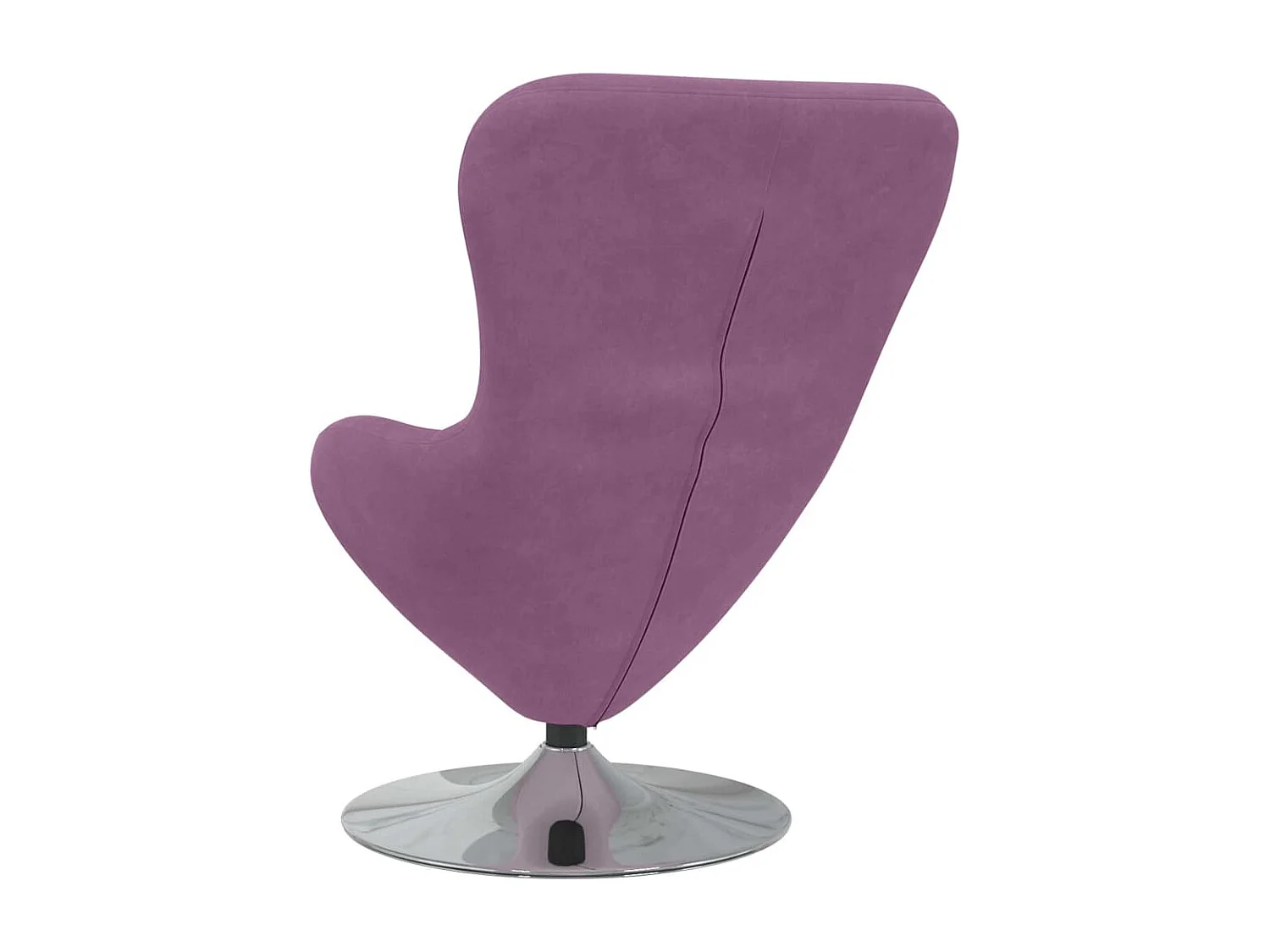 Fauteuil œuf Violet 63 x 73 x 90 cm Velours