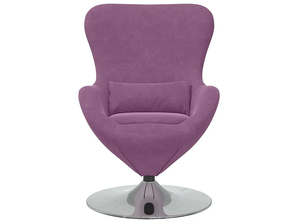 Fauteuil œuf Violet Velours