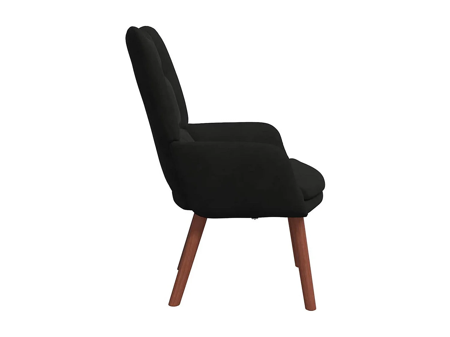 Fauteuil relaxant Noir 63 x 67 x 94 cm Velours