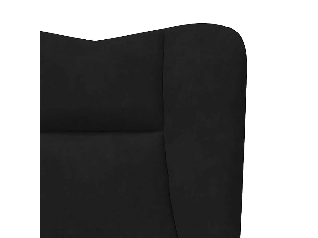 Fauteuil relaxant Noir 63 x 67 x 94 cm Velours