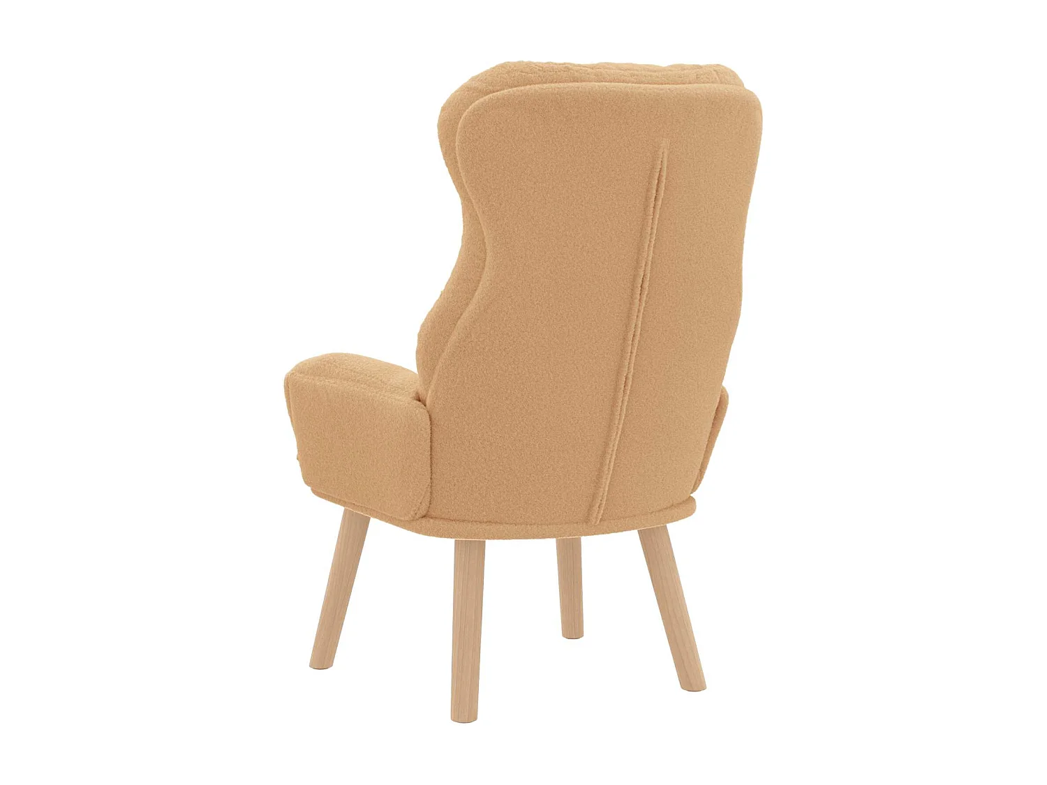 fauteuil Beige 69 x 74 x 93 cm Tissu Sherpa