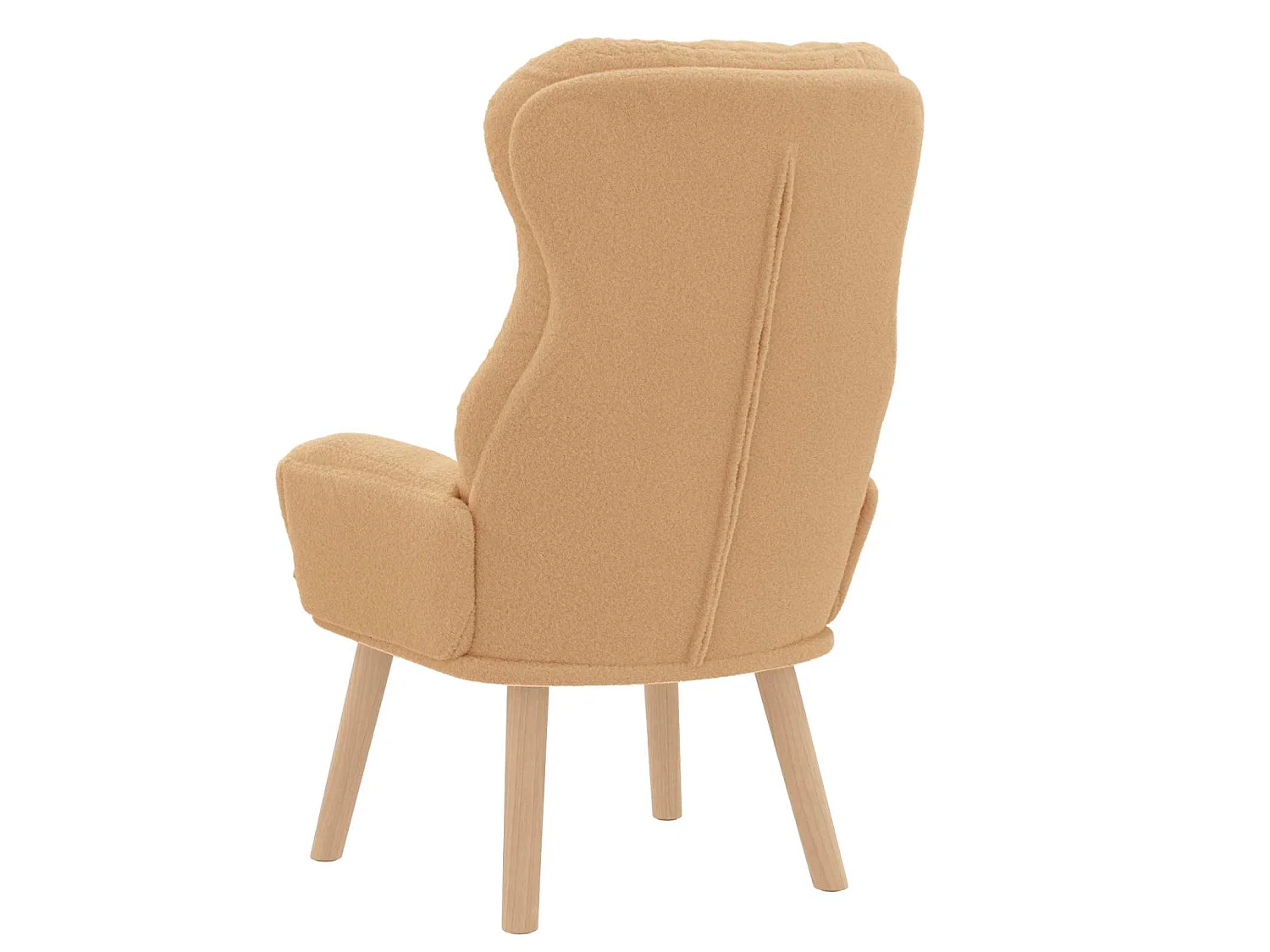 fauteuil Beige 69 x 74 x 93 cm Tissu Sherpa