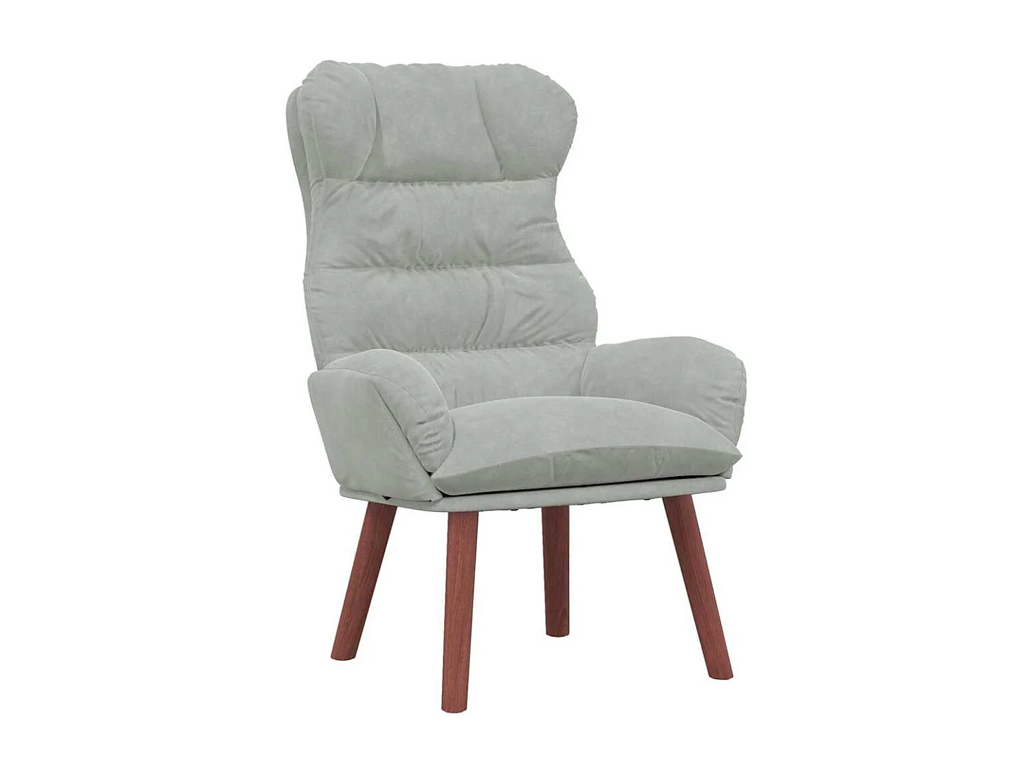 fauteuil Gris clair 69 x 74 x 93 cm Velours