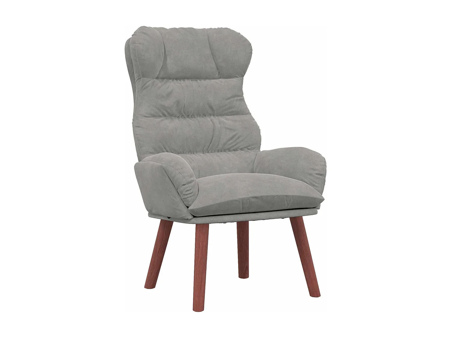 fauteuil Gris clair 69 x 74 x 93 cm Velours