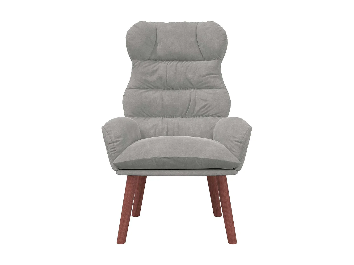 fauteuil Gris clair 69 x 74 x 93 cm Velours