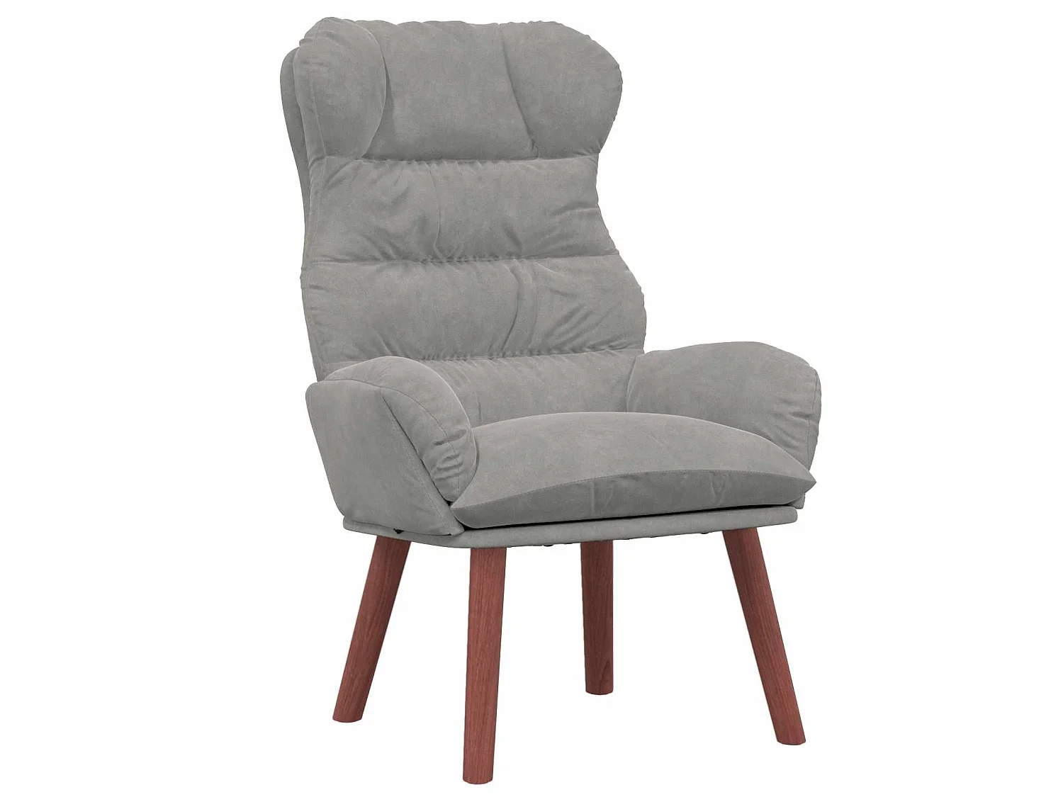 fauteuil Gris clair 69 x 74 x 93 cm Velours