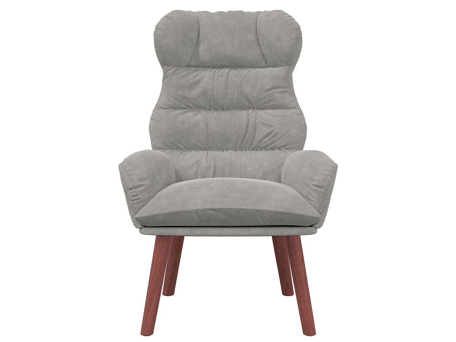 fauteuil Gris clair 69 x 74 x 93 cm Velours