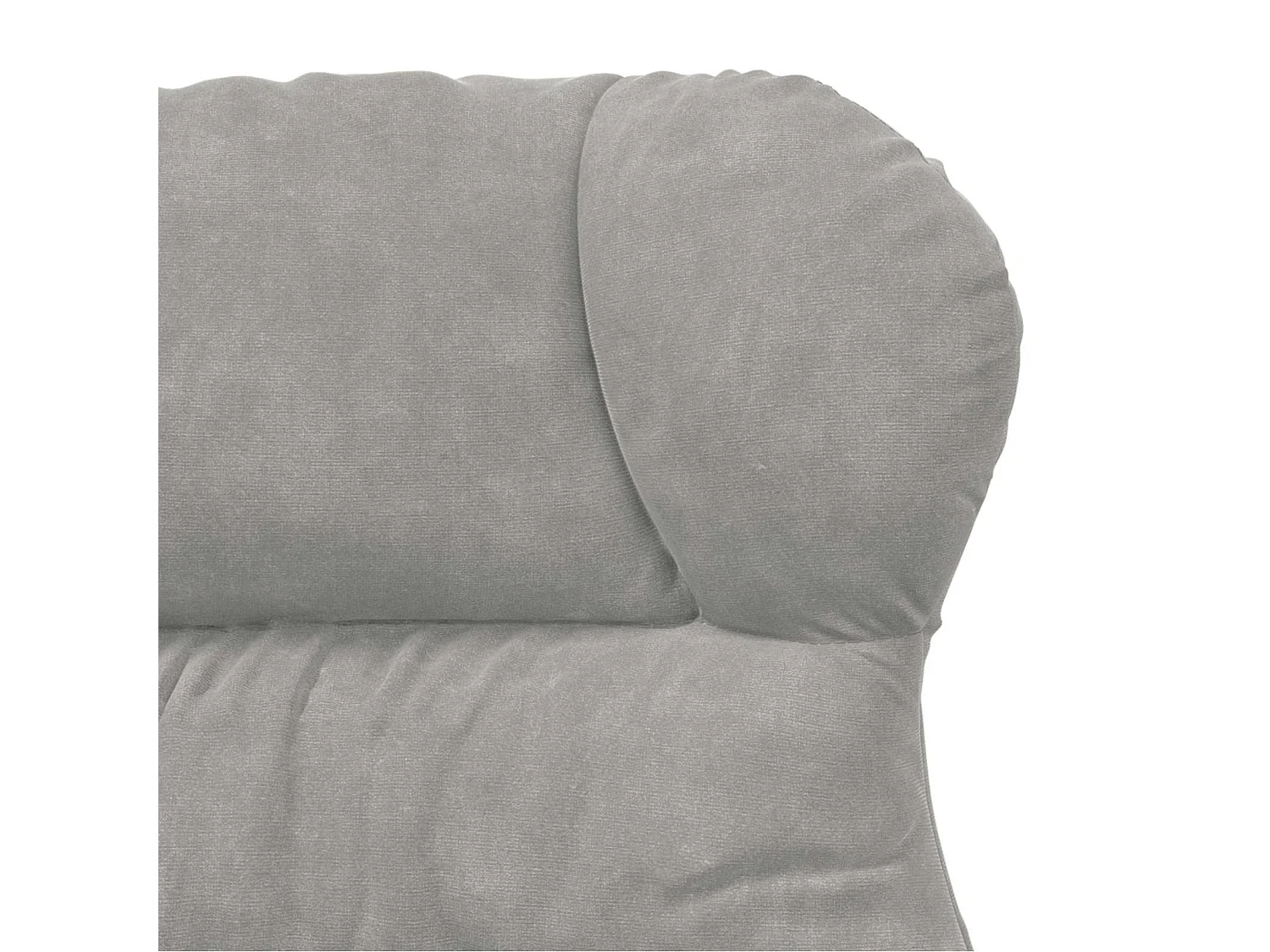 fauteuil Gris clair 69 x 74 x 93 cm Velours