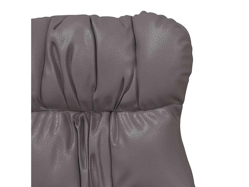 poltrona Grigio 69 x 74 x 93 cm Pelle Artificiale