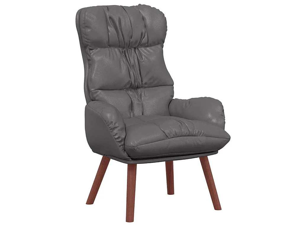 fauteuil Gris 69 x 74 x 93 cm Simili cuir