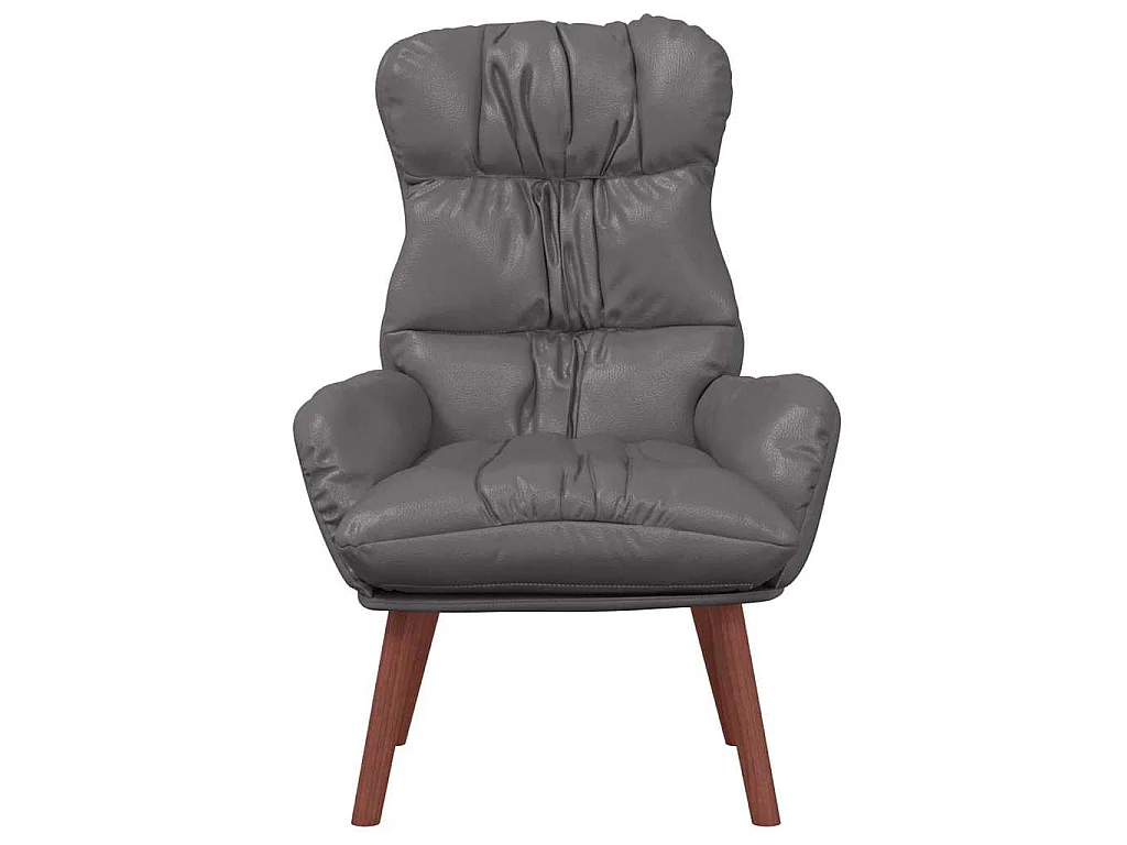 fauteuil Gris 69 x 74 x 93 cm Simili cuir