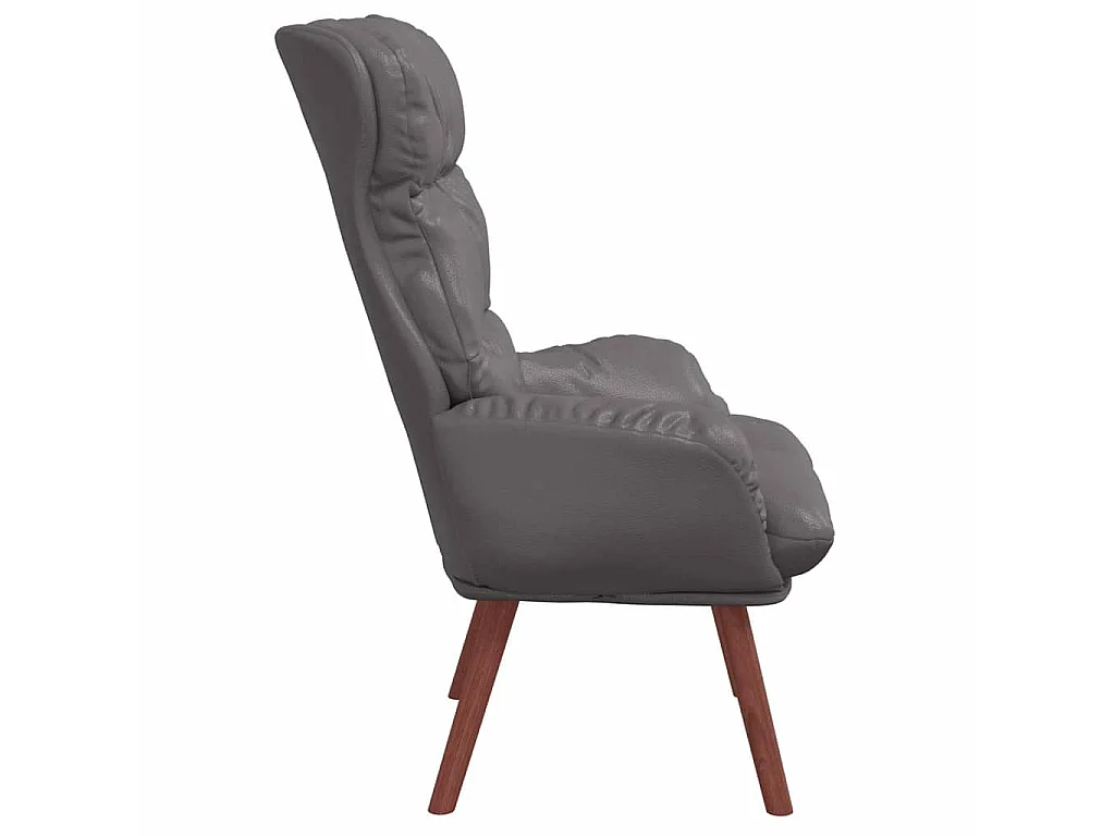 fauteuil Gris 69 x 74 x 93 cm Simili cuir