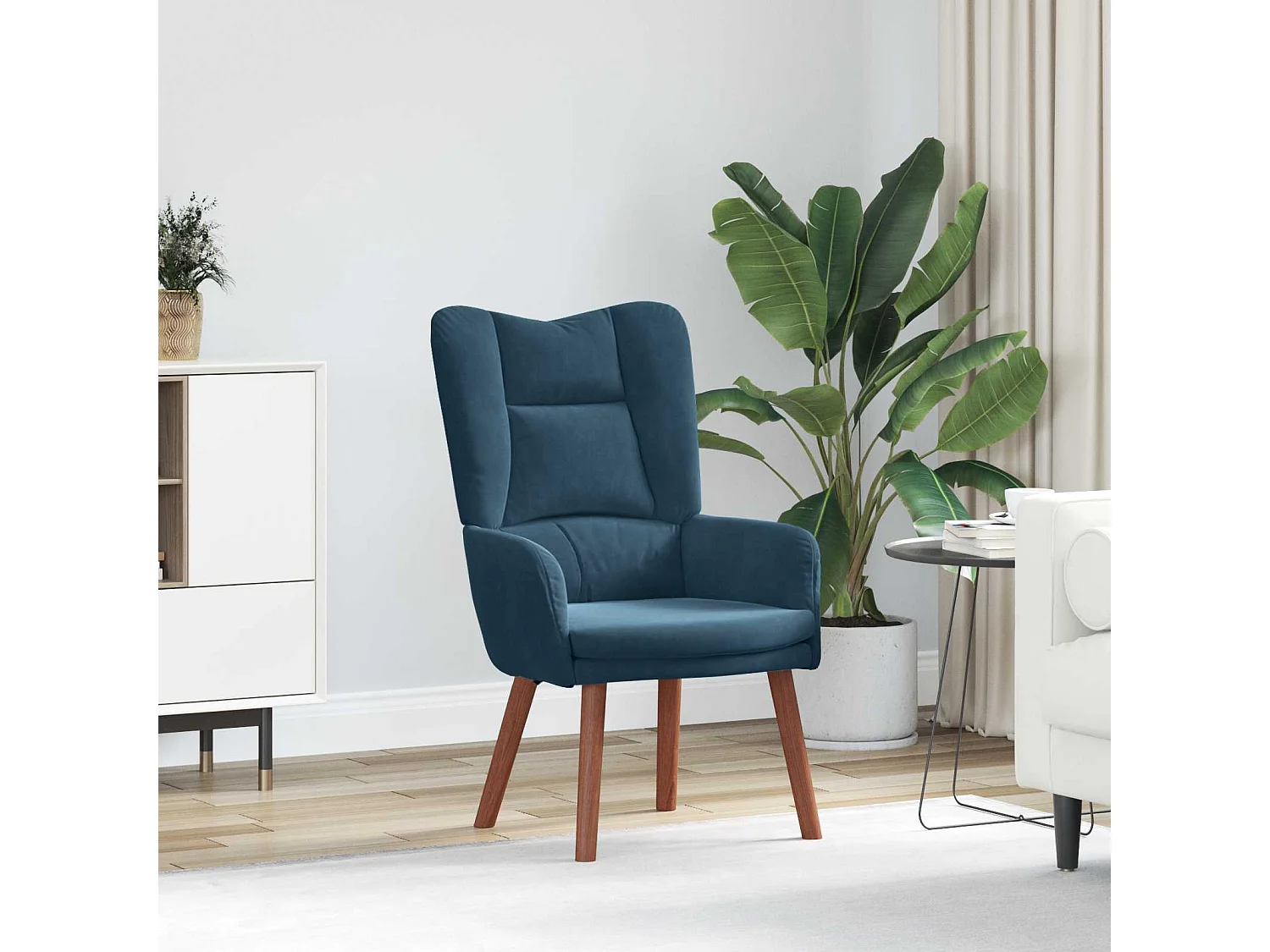 fauteuil Bleu 63 x 67 x 94 cm Velours
