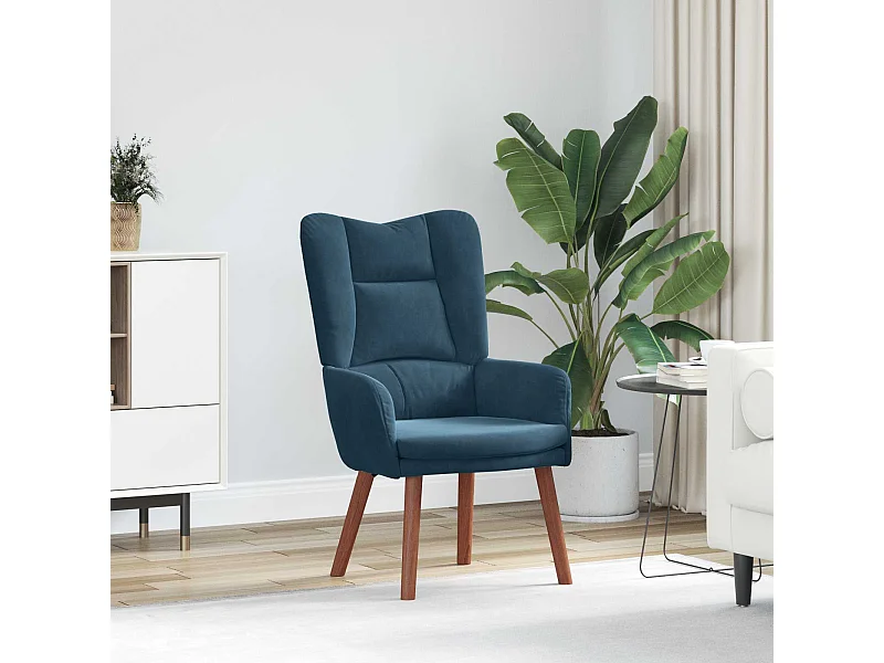 poltrona Blu 63 x 67 x 94 cm Velluto