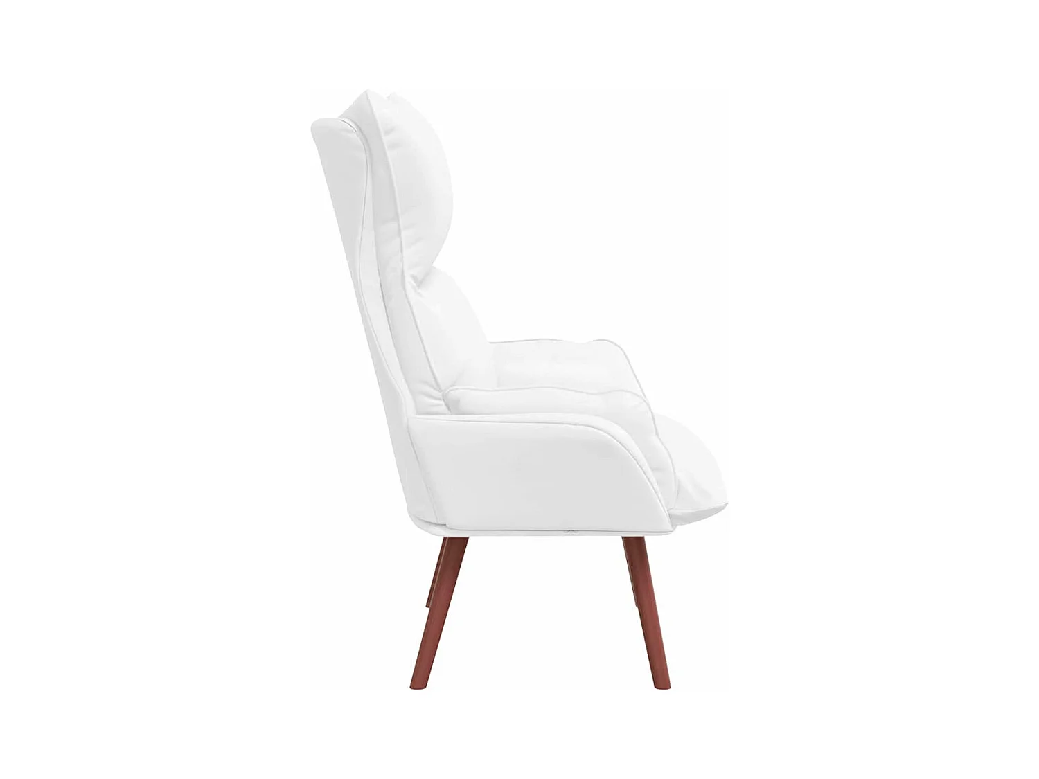 Fauteuil relaxant Blanc 69 x 74 x 93 cm Faux cuir